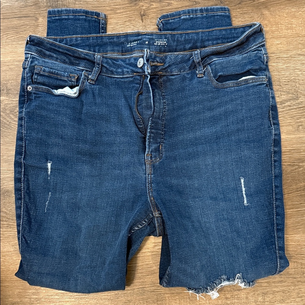 Old Navy Women's Skinny Jeans - Dark Blue